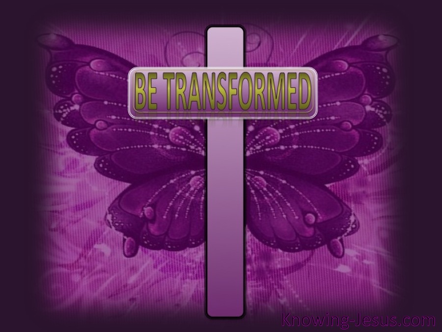 Romans 12:2 Be Transformed (devotional) (purple)